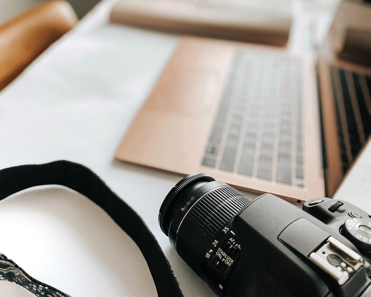 Laptop, camera, desk — Bree Montoya: Bringing Financial Expertise to Local Government Decisions
